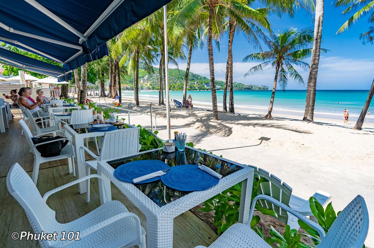 Bella Vista Kamala Restaurant on the beach in Kamala