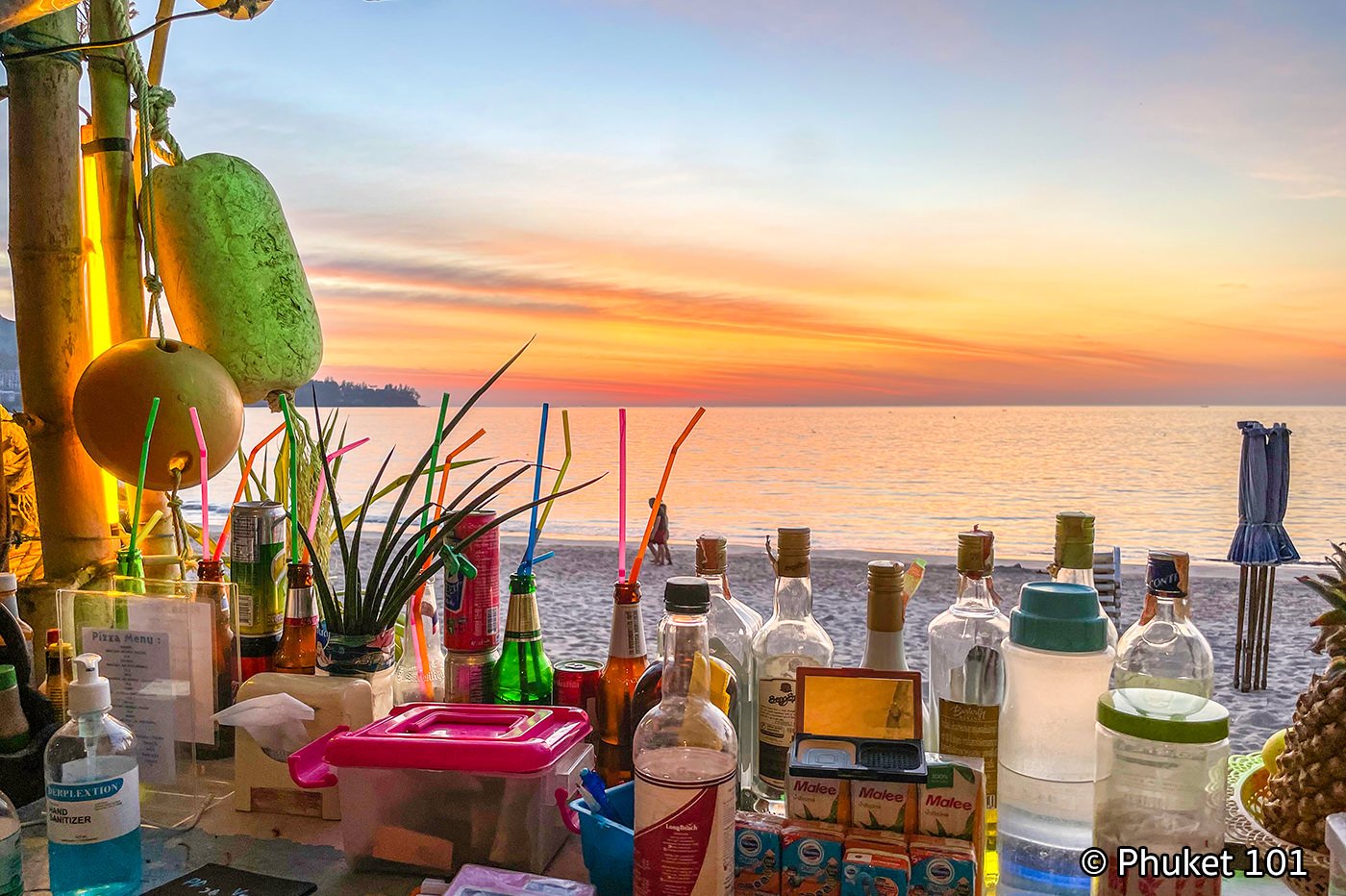 Kamala beach bars
