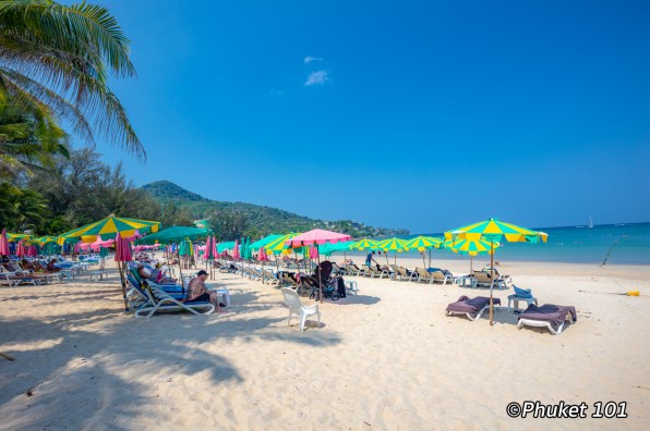 Area with beach chairs