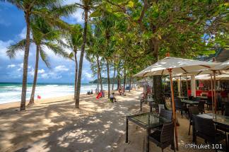 Kamala Beach during the low season