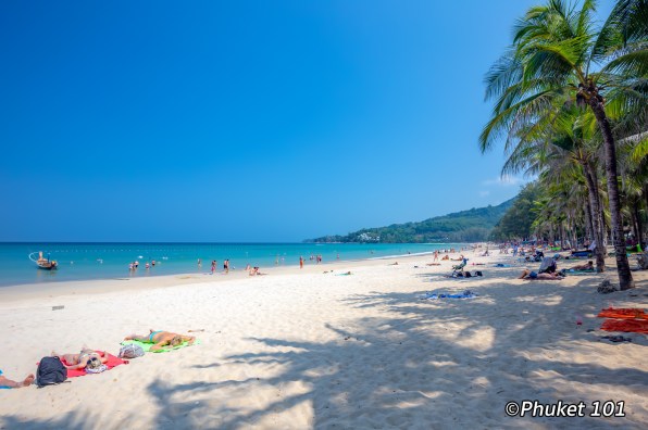 Area with no beach chairs