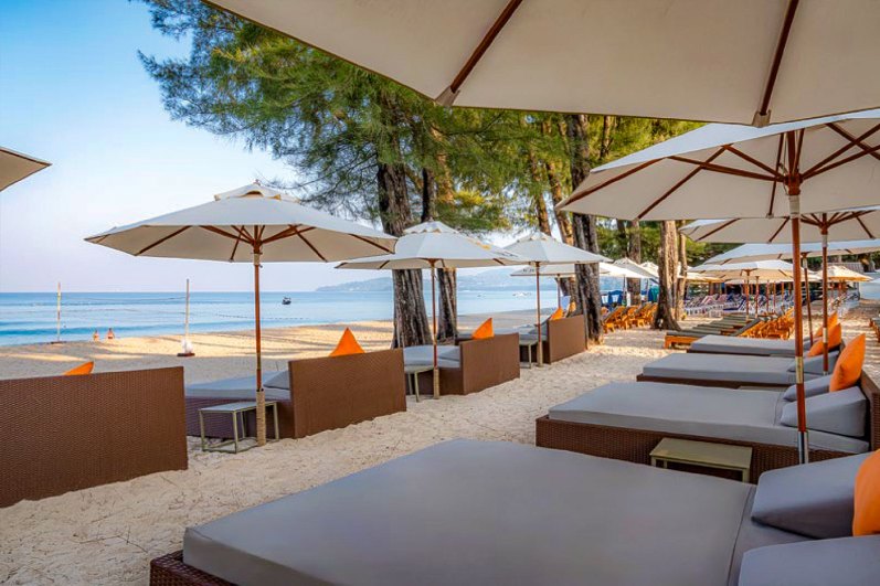NORA Beach Club at Amora Resort on Bang Tao Beach