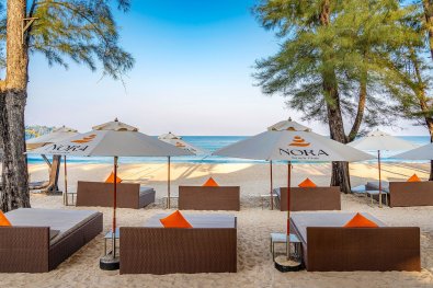 NORA Beach Club at Amora Resort on Bang Tao Beach
