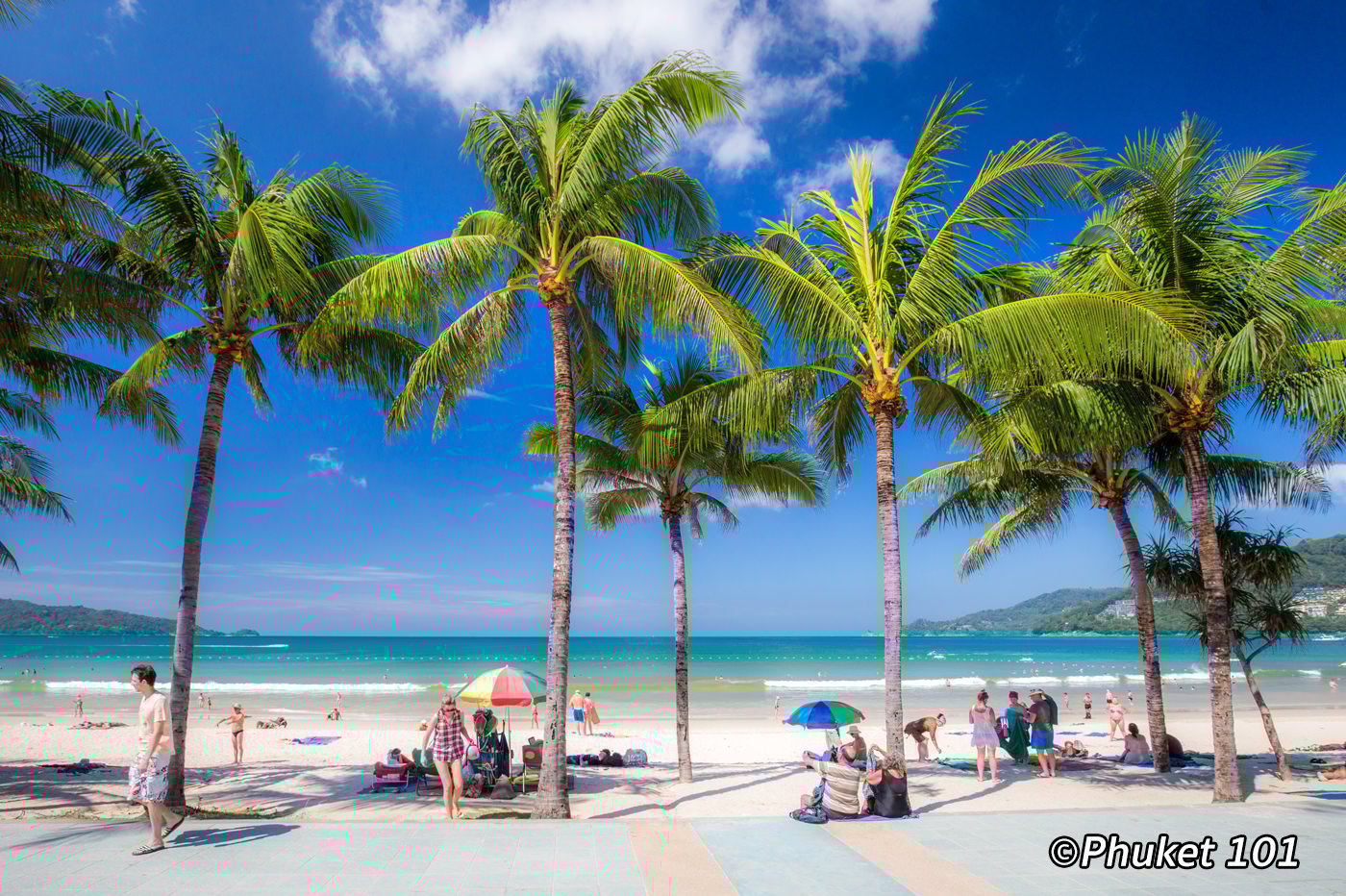 The north end of Patong Beach, in front of Graceland Resort and Four Points by Sheraton is superb!