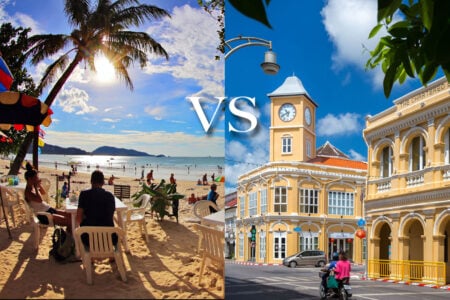 Phuket Town vs Patong Beach