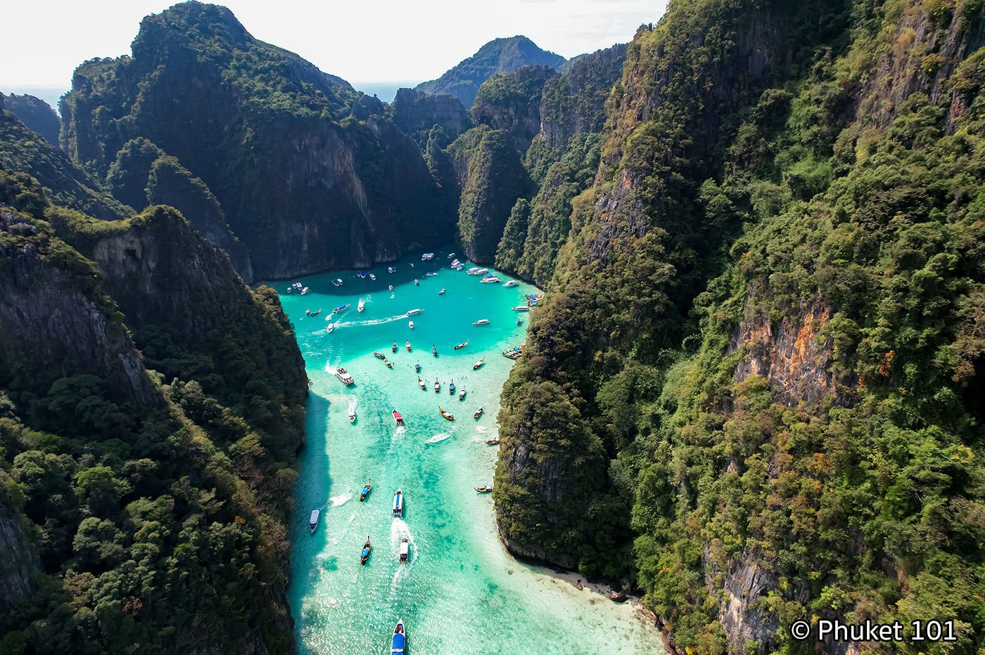 Pi Leh Lagoon on Phi Phi Island